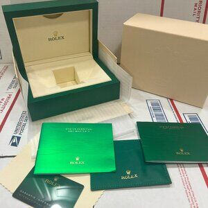 New Rolex GMT Master II Box & Papers w/ Tags for Batman Watch